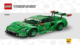 LEGO Technic 42224 Porsche 911 GT3 R REXY AO Racing building instructions