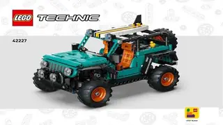 LEGO Technic 42227 Jeep Wrangler Rubicon building instructions