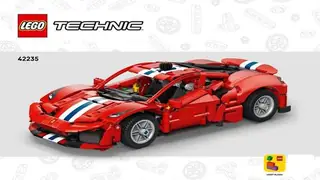 LEGO Technic 42235 Ferrari 488 Pista building instructions