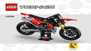 LEGO Technic 42238 Ducati Desmo450 MX Factory Motorcycle building instructions