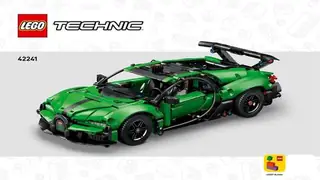 LEGO Technic 42241 Bugatti Chiron Pur Sport building instructions