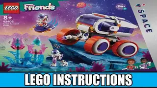 LEGO Friends 42602 Space Research Rover building instructions