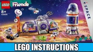 LEGO Friends 42605 Mars Space Base and Rocket building instructions