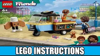 LEGO Friends 42606 Mobile Bakery Food Cart building instructions