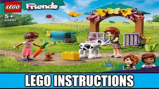 LEGO Friends 42607 Autumn's Baby Cow Shed building instructions