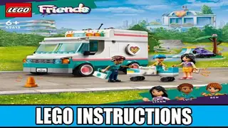LEGO Friends 42613 Heartlake City Hospital Ambulance building instructions