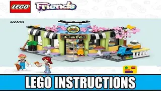 LEGO Friends 42618 Heartlake City Café building instructions