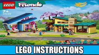 LEGO Friends 42620 Olly and Paisley's Family Houses building instructions