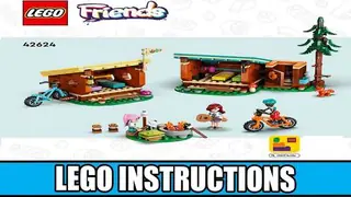 LEGO Friends 42624 Adventure Camp Cozy Cabins building instructions