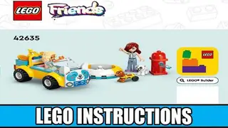 LEGO Friends 42635 Dog-Grooming Car building instructions