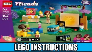 LEGO 42642 Friendship Movie Night building instructions