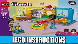 LEGO Friends 42645 Aliya's Baby Sister's Playroom building instructions