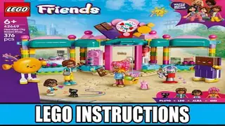 LEGO Friends 42649 Heartlake City Candy Store building instructions