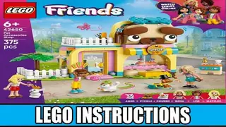 LEGO Friends 42650 Pet Accessories Shop building instructions