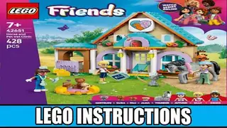 LEGO Friends 42651 Horse and Pet Vet Clinic building instructions