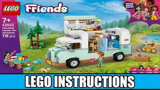LEGO 42663 Friendship Camper Van Adventure building instructions