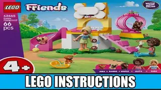 LEGO Friends 42665 Puppy Playground building instructions