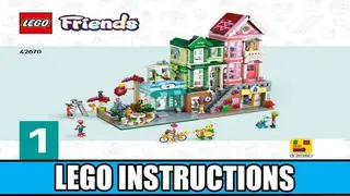 LEGO Friends 42670 Heartlake City Apartments and Stores building instructions
