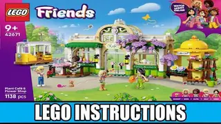 LEGO Friends 42671 Plant Café & Flower Shop building instructions