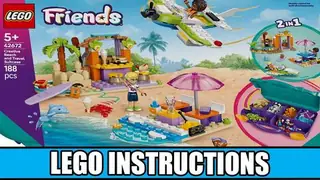 LEGO Friends 42672 Creative Beach and Travel Suitcase building instructions