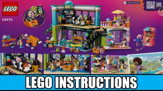 LEGO Friends 42674 Comic Book and Game Store building instructions
