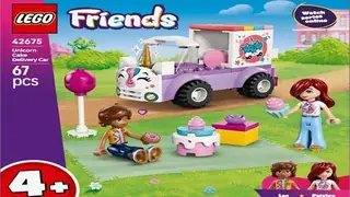 LEGO Friends 42675 Unicorn Cake Delivery Car building instructions