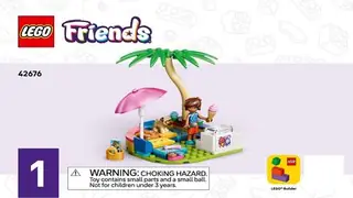 LEGO Friends 42676 Fun Water Park Day building instructions
