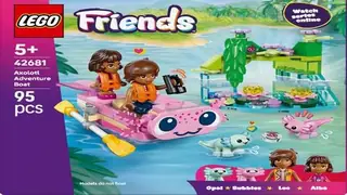 LEGO Friends 42681 Axolotl Adventure Boat building instructions