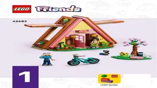 LEGO Friends 42682 Nature Glamping Cabin building instructions
