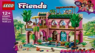 LEGO Friends 42691 Garden Restaurant building instructions