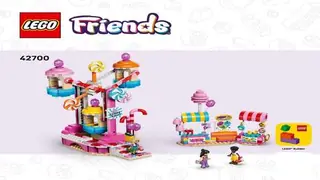 LEGO Friends 42700 Candy & Cupcake Ferris Wheel building instructions