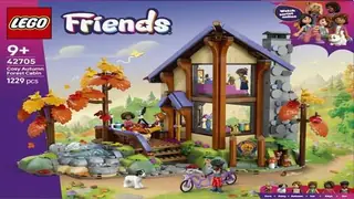 LEGO Friends 42705 Cosy Fall Forest Cabin building instructions