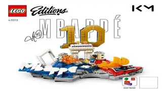 LEGO Editions 43013 Kylian Mbappé - Football Highlights building instructions
