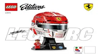 LEGO Editions 43014 Scuderia Ferrari HP Charles Leclerc Helmet building instructions
