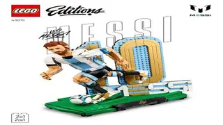 LEGO Editions 43015 Lionel Messi - Football Legend building instructions