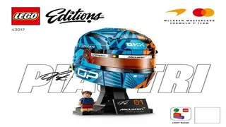 LEGO Editions 43017 McLaren Mastercard F1 Team Oscar Piastri Helmet building instructions
