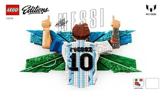 LEGO Editions 43018 Lionel Messi - Celebration building instructions