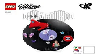 LEGO Editions 43028 Olivia Rodrigo's Vinyl building instructions