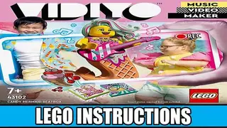 LEGO Vidiyo 43102 Candy Mermaid BeatBox building instructions