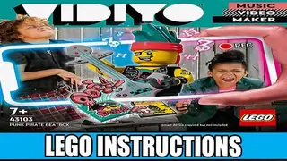 LEGO Vidiyo 43103 Punk Pirate BeatBox building instructions
