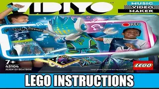 LEGO Vidiyo 43104 Alien DJ BeatBox building instructions
