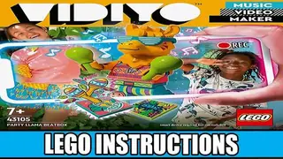 LEGO Vidiyo 43105 Party Llama BeatBox building instructions