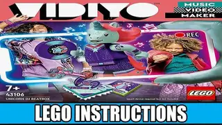 LEGO Vidiyo 43106 Unicorn DJ BeatBox building instructions