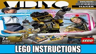 LEGO Vidiyo 43107 HipHop Robot BeatBox building instructions