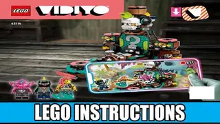 LEGO Vidiyo 43114 Punk Pirate Ship building instructions