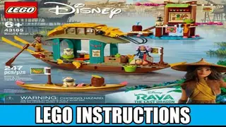 LEGO Disney 43185 Boun's Boat building instructions