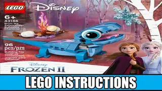 LEGO Disney 43186 Bruni the Salamander Buildable Character building instructions