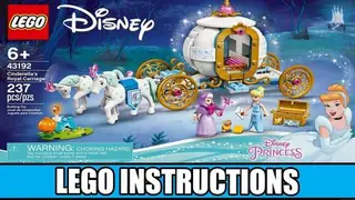 LEGO Disney 43192 Cinderella's Royal Carriage building instructions