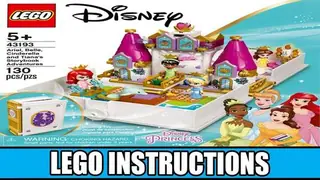 LEGO Disney 43193 Ariel, Belle, Cinderella and Tiana's Storybook Adventures building instructions