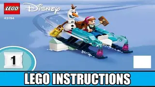 LEGO Disney 43194 Anna and Elsa's Frozen Wonderland building instructions